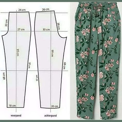 Trouser Pattern, Clothing Pattern Design, Trousers Pattern, Dress Patterns Diy, Easy Dress Sewing Patterns, Plus Size Sewing Patterns, Pattern Pants, Sewing Pants, Pants Sewing