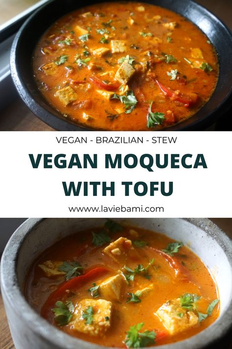 Enjoy! ☺️ #brazilianfood #comidabaiana #comidabrasileira #bahia #seafoodrecipes #seafood #moqueca #moquecavegana #tofurecipes #tofusoup #afrofood #afrovegan Vegan Brazilian Recipes, Brazilian Recipes, Tofu Marinade, Exchange Program, Caribbean Food, Cuban Recipes, Vegan Kitchen, Brazilian Food, Caribbean Recipes