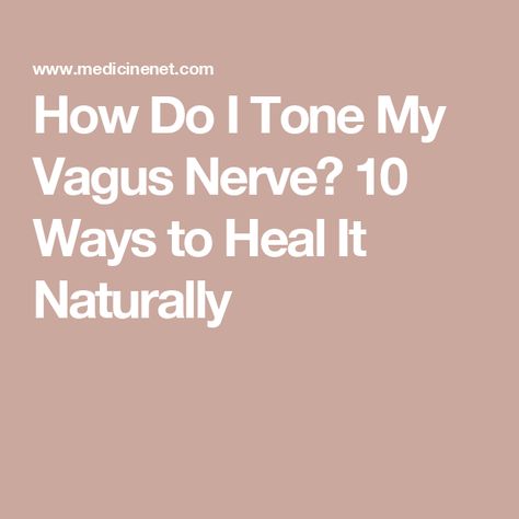 How Do I Tone My Vagus Nerve? 10 Ways to Heal It Naturally Vagus Nerve Healing, Sympathetic And Parasympathetic, Nervous System Activities, The Vagus Nerve, Ways To Heal, Diaphragmatic Breathing, Parasympathetic Nervous System, Improve Brain Function, Autonomic Nervous System