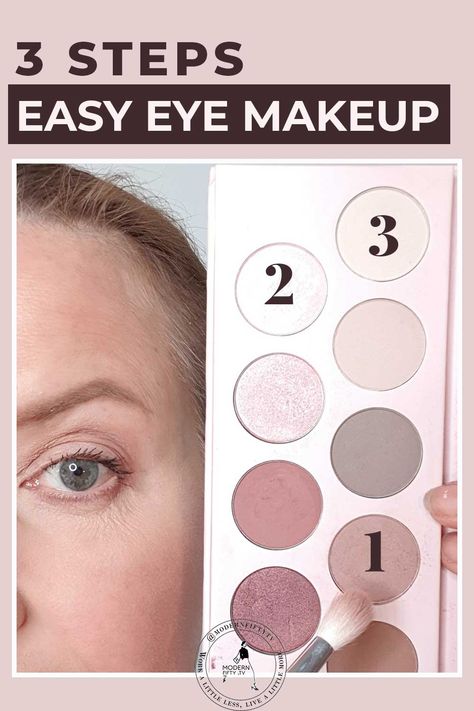 Applying Eye Shadow Over 50, How To Apply Eye Shadow For Hooded Eyes, Easy Hooded Eye Makeup For Beginners, Eye Shadow Over 50, Eye Shadow For Over 60 Over 50, Eye Makeup For Older Women Over 50, Eye Makeup For 60 Year Old Women, Eyeshadow Over 50, Simple Everyday Eye Makeup