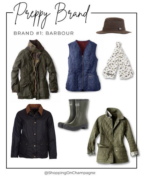 Shop Barbour® Lightweight Acorn Jacket and other curated products on LTK, the easiest way to shop everything from your favorite creators. Preppy Jackets Women, Old School Preppy, English Country Fashion, Preppy Clothing Brands, Brand Outfits, Rain Boot Outfit, American Preppy, Preppy Jacket, School Preppy