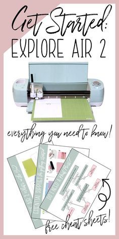 Just what I needed! Perfect Cricut Explore Air 2 getting started tutorial for beginners that walks you through the supplies you need, how to setup, what all the buttons mean, etc. You even get help completing your first project! #cricut #exploreair2 #beginner Vinyle Cricut, Cricut Explore Air Projects, Cricut Air 2, Cricut Help, How To Use Cricut, Cricut Supplies, Cricut Hacks, Cricut Explore Projects, Projets Cricut