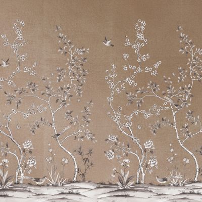 Chinoiserie Garden, Semi Gloss Paint, Chinoiserie Wall, Chinoiserie Wallpaper, Removable Wall Murals, Peel And Stick Vinyl, Wallpaper Calculator, Burke Decor, Removable Wall