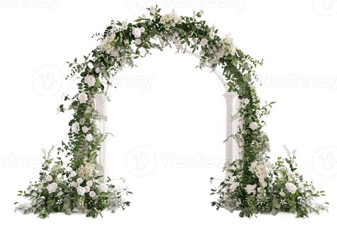 Entrance Arch On Transparent Background. Tanaman Png, Random Collage, Entrance Arch, Collage Landscape, Novel Inspiration, Garden Entrance, Hanging Vines, Tree Saw, Wedding People