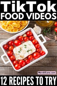 Easy Dinner Recipes Tiktok Videos, Try A New Recipe, Tiktok Meals Videos, Most Viral Recipes, Top Tik Tok Recipes, Tok Tok Recipes, Tiktok Easy Recipes, Tik Tok Foods, Tik Tok Famous Recipes