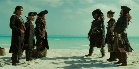 °~ Will Turner, Lord Cutler Beckett, Davy Jones, Captain Hector Barbossa, Jack, Pirate King Elizabeth & Captain Jack Sparrow Hector Barbossa, Worlds End, Pirates Life, Flying Dutchman, Disney Wiki, The Pirates, Davy Jones, Captain Jack Sparrow, Pirate Life