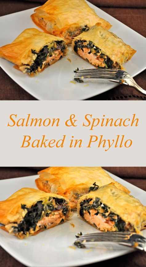 Phyllo Salmon Recipes, Phyllo Wrapped Salmon, Salmon Phyllo Dough Recipes, Phyllo Salmon, Phyllo Bites, 15 Min Meals, Fisherman's Wife, Playing With Food, Phyllo Dough Recipes