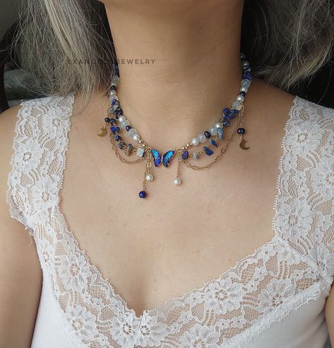 Diy Fairycore Jewelry, Grunge Jewelry Aesthetic, Fairy Grunge Jewelry, Victorian Choker Necklace, Fairycore Necklace, Necklace Grunge, Necklace Fairy, Aesthetic Necklace, Grunge Jewelry