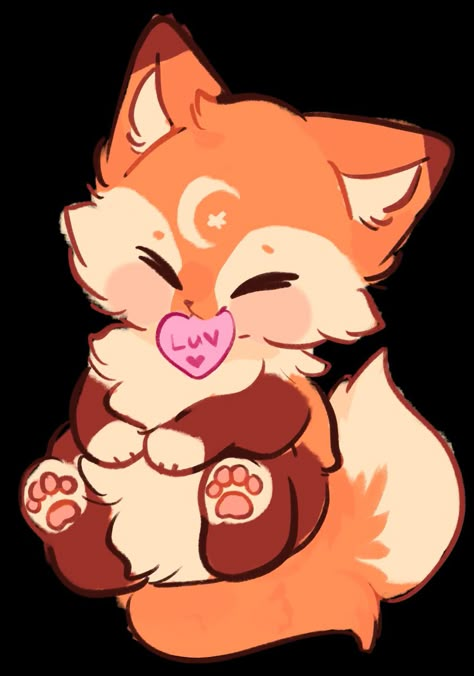 Chibi Fox Drawing Reference, Group Of Foxes, Cute Kitsune Drawing, Fox Kawaii Drawing, Animals As Food Drawings, Cute Fox Drawing Kawaii, White Fox Drawing, Cute Fox Pfp, Cute Fox Drawings