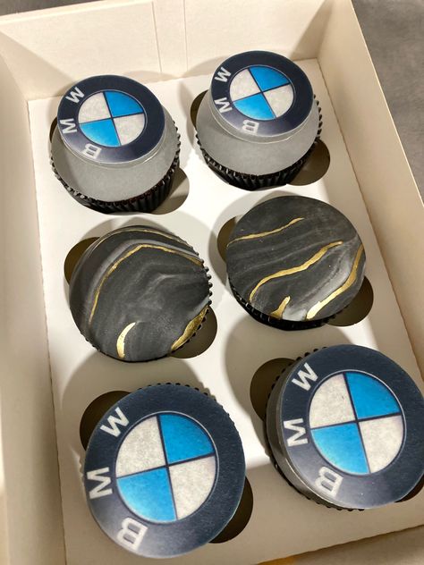 Cupcskes BMW Coasters, Bmw, Purple