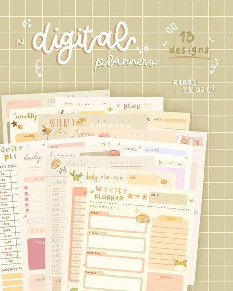 productiveplanner #financeplanner academicpla Cute Journal Template Aesthetic, Cute Journal Template, Good Note Templates, Digital Notes Ideas, Digital Products Ideas, Cute Planner Template, School Planner Ideas, Notes Template Aesthetic, Good Notes Templates Free Planner