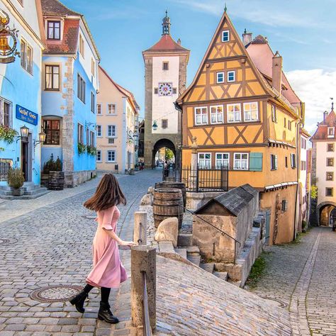 Rothenburg Germany, Get Paid To Travel, Paid To Travel, Germany Vacation, Romantic Road, Rothenburg Ob Der Tauber, Europe Map, Europe Vacation, Instagrammable Places