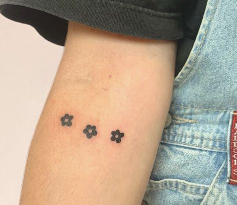 Simple Mario Tattoo, Quirky Small Tattoos, Word Search Tattoo, Small Fun Tattoo Ideas, Small Queer Tattoos, Cute Silly Tattoos, Small Silly Tattoos, Silly Little Tattoos, Silly Tattoo Ideas