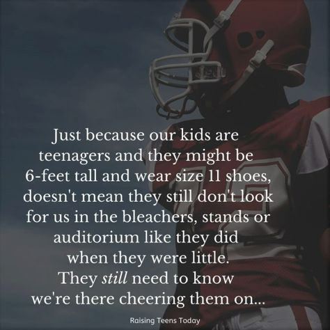 Football Mom Quotes, Proud Parent Quotes, Sports Mom Quotes, Baseball Mom Quotes, Son's Quotes, Quotes For Moms, Life Skills Kids, Parenting Teen Girl, Event Quotes