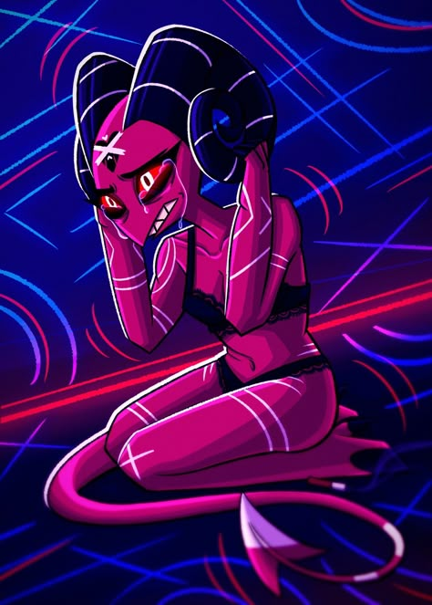 Helluva Boss Color Palette, Barbie Wire Fanart, Barbie Wire Helluva Boss Fanart, Helluva Boss Barbie Wire, Blitzo Fanart, Boss Barbie, Barbie Wire, Zoophobia Comic, Boss Christmas