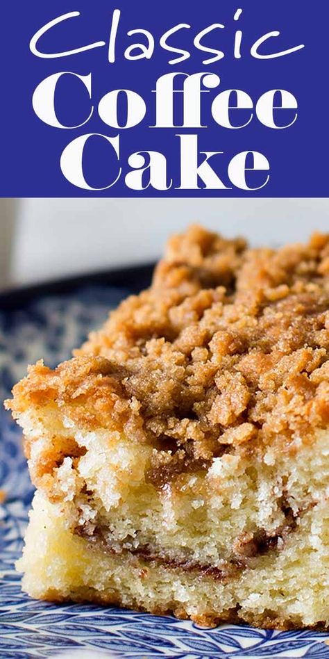 Cinnamon Roll Coffee Cake, Cinnamon Roll Coffee, Pies And Tacos, Classic Coffee Cake, Crumb Coffee Cakes, Smores Dessert, Coffee Cake Recipes Easy, Crumb Cake Recipe, Cinnamon Coffee Cake