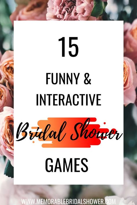 15 Fun and Unique Bridal Shower Games | Bridal shower games funny, Funny bridal shower, Fun bridal shower games Interactive Bridal Shower Games, Unique Bridal Shower Games, Diy Bridal Shower Games, Bridal Shower Crafts, Free Bridal Shower Games, Lingerie Shower Games, Bridal Shower Games Unique, Wedding Shower Activities, Bridal Shower Games Funny