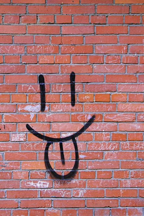 Brick Wall and Smile Graffiti. 2 - Smile Graffiti on a Red Brick Wall , #SPONSORED, #Wall, #Brick, #Smile, #Red, #Graffiti #ad Red Graffiti, Red Brick Walls, Digital Design Trends, Wall Brick, Red Brick Wall, Red Bricks, Architecture Photo, Brick Wall, Chemistry