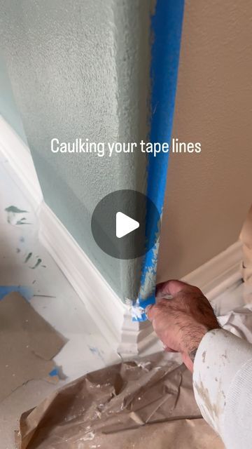 Cesario’s Painting Inc on Instagram: "Always caulk your tape lines. Perfect lines every time." Diy Home Improvements, Caulk Tape, Home Improvements, Home Decorating Ideas, Online Group, Diy Home Improvement, Inspired Homes, Good People, Home Diy