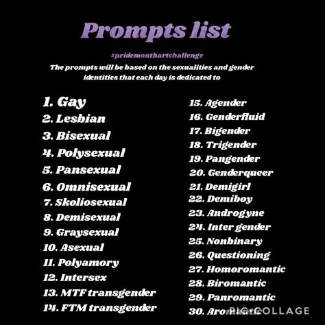 not mine ! Month Drawing Challenge, Month Art Challenge, Lgbtq Drawing, Pride Month Art, Freetime Activities, Oc Challenge, Art Journal Prompts, Drawing Ideas Easy, Drawing Prompts