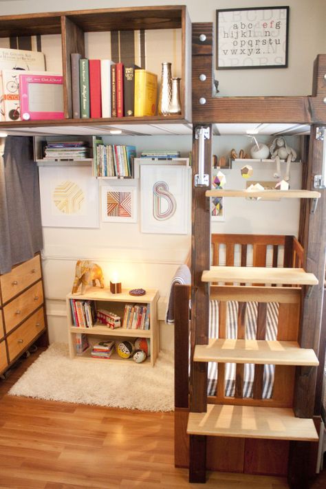 Skoolie Life, Rv Interiors, Tiny Nursery, Grown Up Bedroom, Tiny Person, Small Nursery, Nursery Idea, Static Caravan, Tiny Room