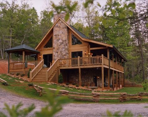 The Ultimate Mountain Retreat Log Home Plan by Cypress Logs – Adorable Living Spaces Modular Log Homes, Log Home Plan, Log Home Floor Plans, Wrap Around Deck, Log Cabin Homes, Log Home, Romantic Getaway, Mountain Retreat, Home Plan