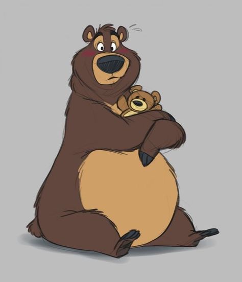 Bear Character Design, Bear Drawing, Bear Character, Bear Illustration, Cartoon Sketches, Bear Art, Cartoon Character Design, Bear Cartoon, Online Gallery