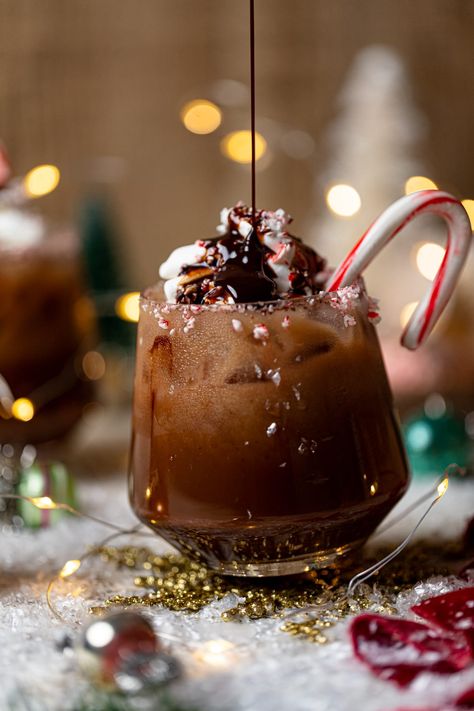 Chocolate Peppermint Mocktail - Orchids + Sweet Tea Christmas Drinks Nonalcoholic, Hot Chocolate Desserts, Homemade Kahlua, Homemade Chocolate Syrup, Spicy Chocolate, Peppermint Extract, Apple Cider Recipe, Vegan Whipped Cream, Pumpkin Smoothie