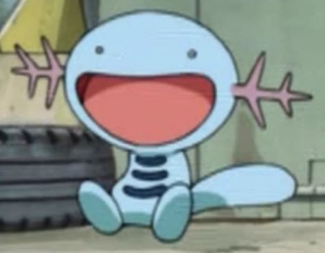 Wooper Pokemon Pfp, Low Res Pokemon, Wooper Pokemon Art, Garchomp Pfp, Derpy Pokemon, Wooper Pokemon, Silly Pokemon, Original 151 Pokemon, Funny Pokemon