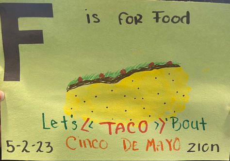 Cinco de mayo craft idea for infants Infant Crafts, Baby Crafts, Infants, Tacos