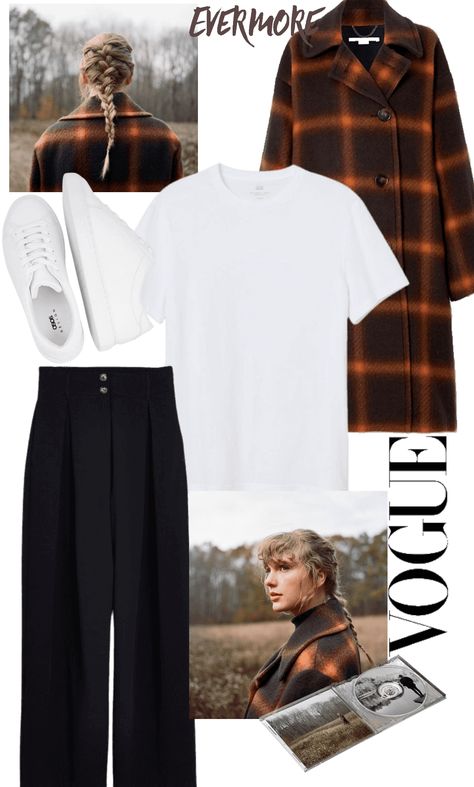 Taylor Swift Album Outfits Evermore, Evermore Costume Taylor Swift, Taylor Swift Evermore Era Inspired Outfits, Evermore Costume Ideas, Evermore Taylor Swift Era Outfits, Taylor Swift Style 2022, Taylor Swift Costume Evermore, Taylor Swift Folklore Era Inspired Outfits, Evermore Taylor Swift Costume