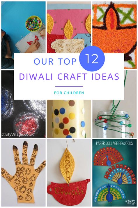 Our Top 12 Diwali Craft Ideas for Children Deepavali Craft For Kids, Diwali Art For Kids, Deepavali Craft, Diwali Craft Ideas, Diwali Craft For Children, Crafts Fir Kids, Diwali For Kids, Diwali Crafts, Diwali Activities