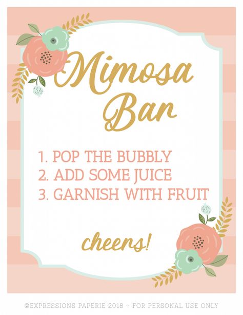 Brunch and Mimosa Party Ideas Free printable Mimosa Bar Sign Mimosa Bar Free Printables, Mimosa Bar Menu Sign, Mimosa Bar Printables, Mimosa Bar Labels, Mimosa Bar Sign Printable Free, Mimosa Party, It’s Mimosa Not Mimosa, Mimosa Sign Printable Free, Printable Signs Free