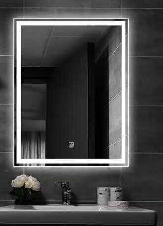 Long Mirror In Bedroom, Dressing Table Mirror Design, Backlit Bathroom Mirror, Fancy Mirrors, Oval Mirror Bathroom, Bathroom Mirror Design, Bathroom Mirror Storage, Rectangular Bathroom Mirror, Modern Bathroom Mirrors