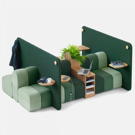 Office Booth Design, Office Booth, Modular Office Furniture, Modular Office, Modul Sofa, Office Furniture Design, Creative Workspace, Office Seating, Contract Furniture