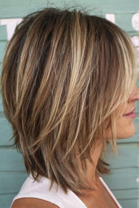 Haircuts For Medium Length Hair, Layered Haircuts For Medium Hair, Haircuts For Medium Hair, Haircut And Color, Shoulder Length Hair, Medium Length Hair Cuts, Layered Haircuts, Great Hair, Bob Cut