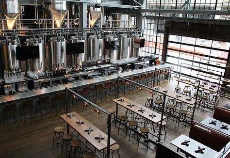 Taproom Ideas, Brewery Interior, Brewery Taproom, Brewery Bar, Brewery Restaurant, Brewery Design, Craft Beer Bar, Pub Design, Beer Hall