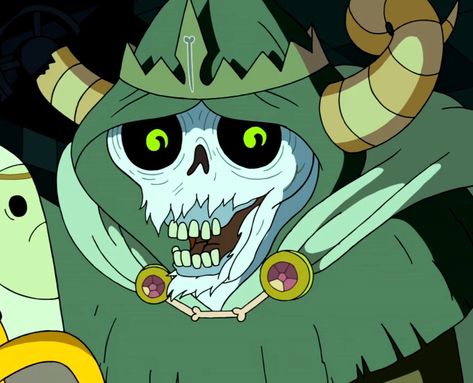 Adventure Time Halloween Art, The Lich Adventure Time Pfp, Lich King Adventure Time, The Lich Pfp, Adventure Time App Icons, Adventure Time Lich, The Lich Adventure Time, Basquiat Tattoo, Adventure Time Funny