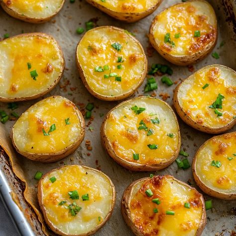 Sliced Baked Potatoes Recipe - Perfectly Savory Baked Potato Slices In Oven, Baked Sliced Potatoes In The Oven, Roasted Potato Slices, Carrots With Thyme, Sliced Baked Potatoes, Baked Potato Slices, Potato Slices, Thyme Recipes, Roasted Potato