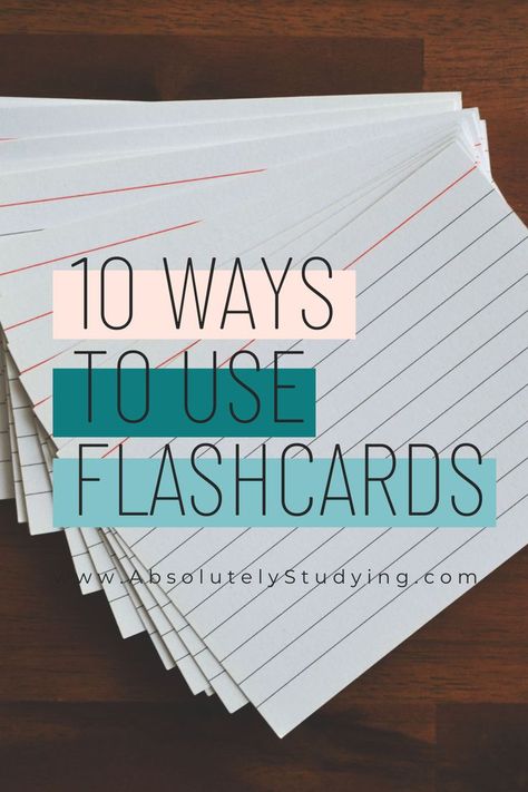 10 Fantastic Ways to Use Flashcards to Boost Your Study Session.  Flashcards are an incredibly effective study tool, but are they better than notes? How To Use Index Cards To Study, How To Use Flashcards For Studying, Flash Card Study Tips, Flash Card Study Method, How To Study Using Flashcards, How To Make A Flashcard, How To Study With Flashcards, How To Use Flashcards, How To Write Flashcards