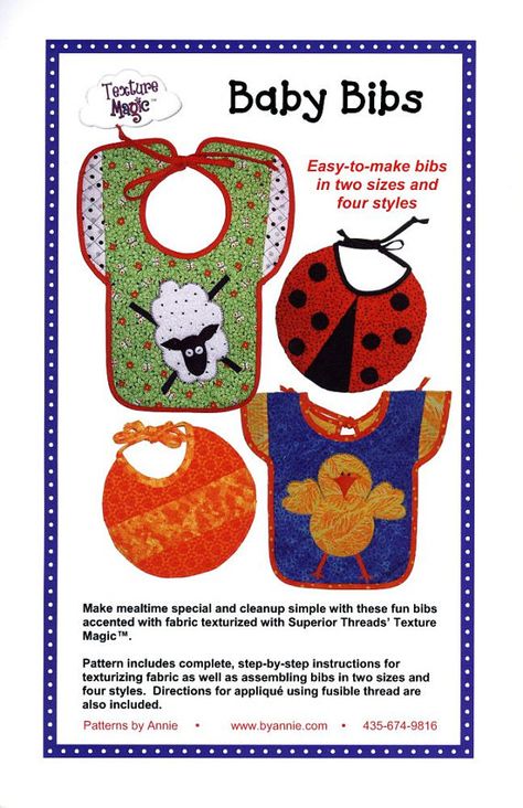 Baby Bibs Patterns, Toddler Bibs, Bib Pattern, Nursery Fabric, Baby Sewing, Applique Designs, Baby Patterns, Burp Cloths, Baby Bibs