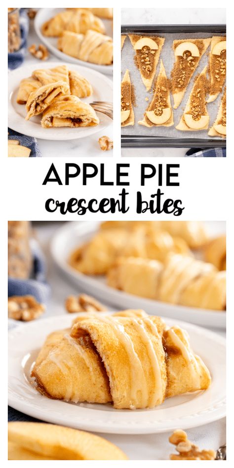 Apples And Crescent Roll Dough, Apple Pie Crossiant Recipes, Apple Pie Twists, Crescent Roll Recipes With Apples, Apple Cream Cheese Crescent Rolls, Apple Pillsbury Crescent, Apple Pastry Recipes Crescent Rolls, Pillsbury Crescent Recipes Dessert Apple, Apple Cresent Roll Recipes Pillsbury