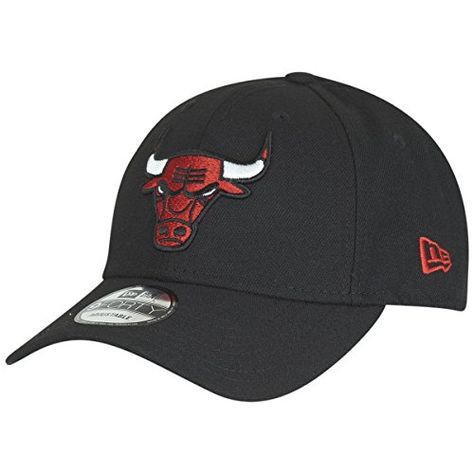 New Era 9FORTY Chicago Bulls Baseball Cap - NBA The League - Black New Era Chicago Bulls Logo, New Era Logo, Bull Logo, Best Caps, New Era Hat, New Era Hats, New Era 9forty, Black Cap, The League