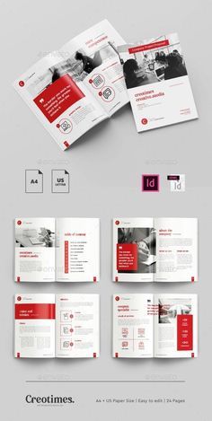 Company Project Proposal Vol. 5 by creotimes | GraphicRiver Layout Design Magazine, Booklet Design Layout, 잡지 레이아웃, Brochure Design Layout, Project Proposal Template, Page Layout Design, Proposal Design, Ebook Design, Desain Editorial