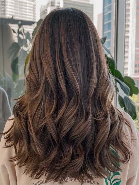 21 Chocolate Brown Hair Color Ideas for 2025 – Highlights, Balayage, and Fall Trends Rich Balayage, Balayage Chocolate Brown, Balayage Chocolate, Chocolate Brown Hair Color Ideas, Brown Hair Color Ideas, Highlights Balayage, Chocolate Brown Hair Color, Medium Brown Hair, Brown Hair Color