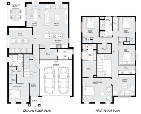 2 Storey Floor Plan, Two Storey Floor Plan Layout, Floor Plan 2 Storey House, 80 Sqm House Plan 2 Storey, Narrow Double Storey House Plans, 10x10 Floor Plan 2 Storey, 5x10 House Plan 2 Storey, Floor Plan 2 Storey House With Dimension, House Plans 2 Storey