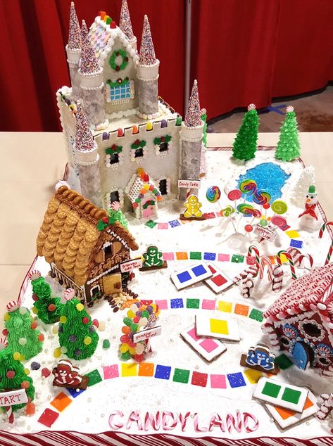 Gingerbread Creations Ideas, Kids Gingerbread House Ideas, Gingerbread House Winners, Amazing Gingerbread House Unbelievable, North Pole Gingerbread House Ideas, Up Gingerbread House Ideas, Creative Ginger Bread Houses, Gingerbread Scenes, Candyland Gingerbread House Ideas