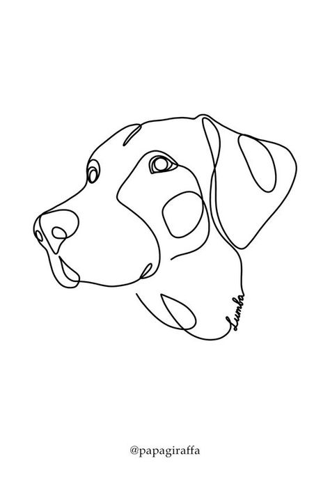 Commission Dog Portrait Tattoo Design | Pet Line Art Tattoo Dog Silhouette, Labrador Line Tattoo, Simple Labrador Tattoo, Golden Retriever Fine Line Tattoo, Black Lab Tattoos Simple, One Line Dog Tattoo Simple, Black Lab Tattoos, Line Pet Tattoo, Line Tattoo Dog