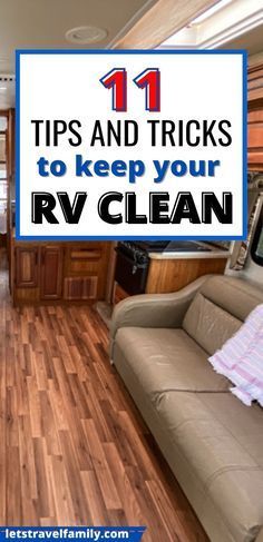 Camper Tricks And Tips, Living In A Camper Full Time Storage Ideas, Trailer Life Rv Living, Motorhome Hacks Tips And Tricks, Rv Cleaning Hacks, Camper Cleaning Hacks, Rv Hacks Motorhome, Living In A Camper Full Time Hacks, Rv Living Full Time Stationary