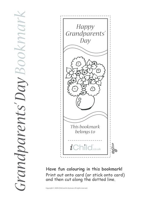 Grandparents Day Invitations For School, Grandparents Day Bookmarks, Bookmarks For Grandparents, Grandparents Day Bookmark Craft, Christian Grandparents Day Craft, Homeschool Grandparents Day, History Teaching Resources, Cork Crafts Diy, Bookmark Template